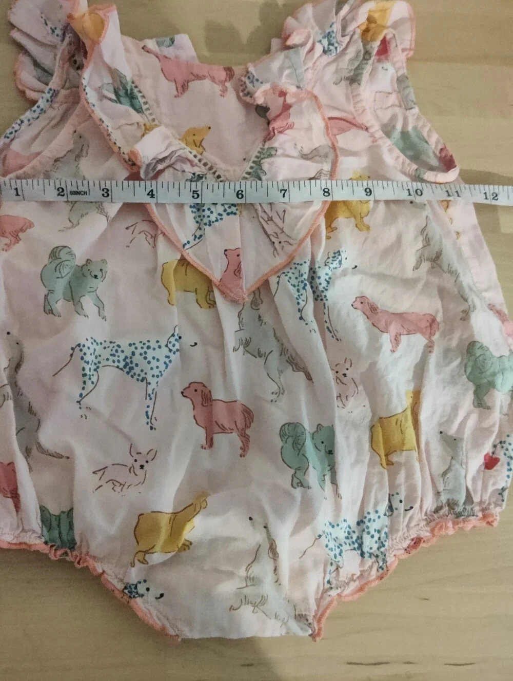 Pink Chicken Bubble Onesie Pink Dogs